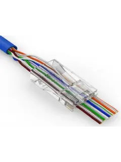 Lanberg RJ45 CAT.5E UTP Plug 8P8C "PASS THROUGH" Type (20PC pack)