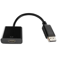 Gembird DisplayPort to HDMI adapter cable, black