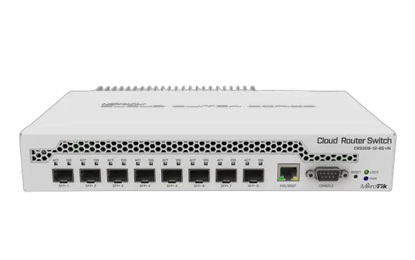 MikroTik 8x 10G SFP utora 1x GbE desktop switch