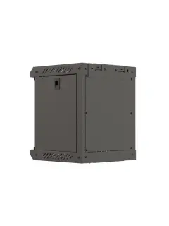 Lanberg 10" Wall-Mount 6U/300X300 Rack Cabinet (Flat Pack) With Glass Door Black