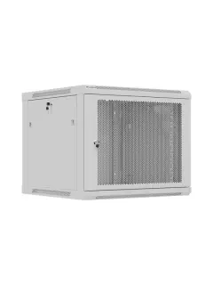 Lanberg 9U/600X600 Rack Cabinet 19" Wall-Mount (Flat Pack) With Perforated Door Grey