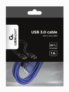 Gembird USB3.0 AM to Micro BM cable, 1,8m
