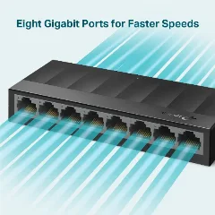 TP-Link 8-Port 1GbE RJ45 Plastic Desktop Switch