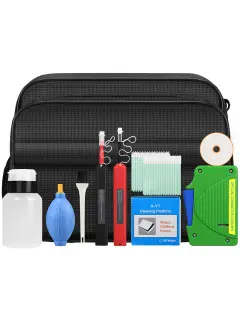 Comptyco Fiber Cleaning Tool Kit 11pcs One Click 1.25/2.5mm SC FC ST LC Cleaning Pen/Box
