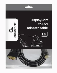 Gembird DisplayPort to DVI adapter cable, 1,8m