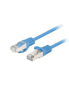 Lanberg CAT.6 FTP 0,25M Blue Fluke Passed Patchcord