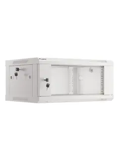 Lanberg 19" Wall-Mount 4U/600X450 Rack Cabinet (Flat Pack) V2 Grey