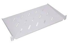 Extralink 1U 250mm konzolna polica, sivi, za 19" zidne ormare