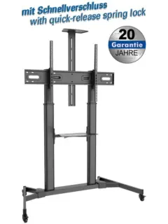 Transmedia pedestal for flat screens 60“ - 100“ (152 - 254 cm)
