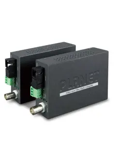 Planet 1-Channel 4-in-1 Video over Gigabit Fiber Bundle Ki (SC WDM, SM)-20kmt