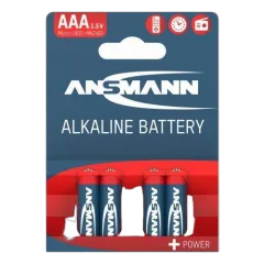 Ansmann Alkalne baterije AAA LR03 4 komada papirnati blister