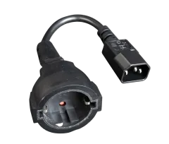 Gembird Power adapter cord (C14 male to Schuko female)