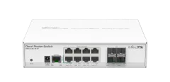MikroTik 8x Gigabit Ethernet Smart Switch with PoE-out, 4x SFP cages desktop case