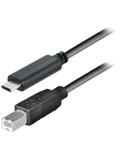 Transmedia USB type C plug - USB 2.0 B plug 1,0m