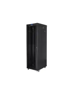 Lanberg 42U/600X1000 Rack Cabinet 19" Free-Standing (Flat Pack) With Glass Door, (includes LCD