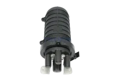 NFO Splice Closure 3 round entries, 1 oval, 6 trays, Height 300 mm, Pole and Wall mount