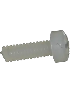 Nylon bolt M2 6 mm, 100 pcs.