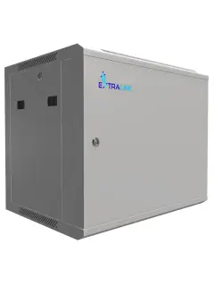 Extralink 9U 600x450 ASP Gray | Rackmount cabinet | wall mounted, metal door