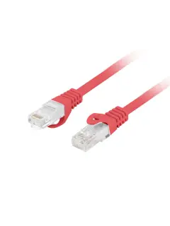 Lanberg CAT.6 UTP LSZH CU 2M Red Patchcord Fluke Passed