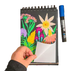 Blok Uni Posca Sketch A5 Blackbook (goodies/ dodaci)