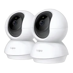 TP-Link Tapo C200P2 Pan Tilt Home Security Wi-Fi kamera, 2 komada