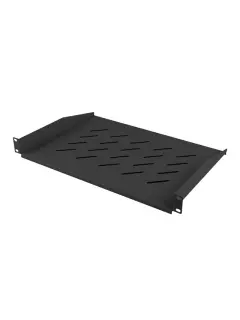 Lanberg 19" Fixed Shelf 1U/483X 315MM deep Max Load Capacity Up TO 25KG Black
