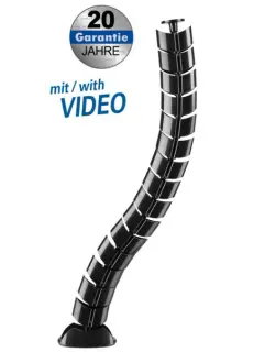 Transmedia Flexible Cable Management, Black