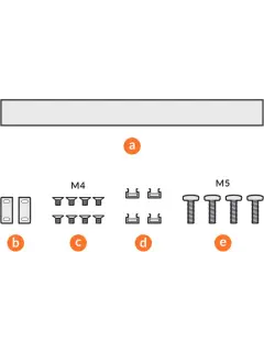 Ubiquiti rack mount OCD panel, 1U