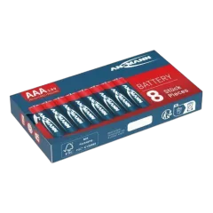 Ansmann Alkalne baterije AAA LR03 8 komada kartonska kutija