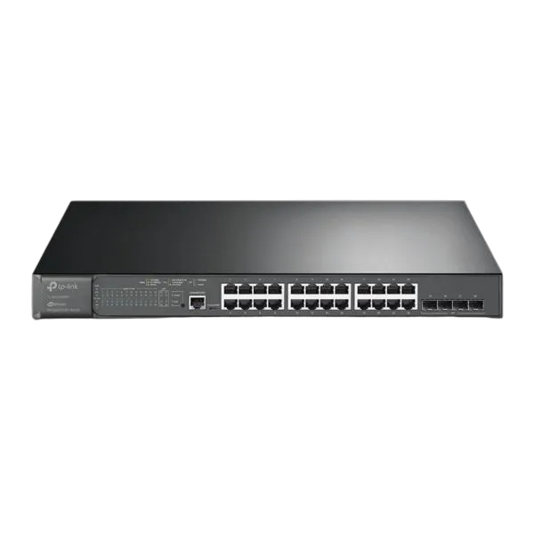 TP-Link 24-portni Gigabit JetStream PoE Switch 4 1G SFP