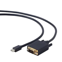 Gembird Mini DisplayPort to VGA adapter cable, black, 1.8m