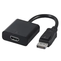 Gembird DisplayPort to HDMI adapter cable, black