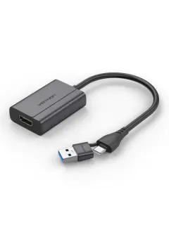 Vention USB-C USB-A to HDMI Adapter 0.15M