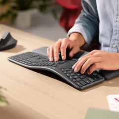 Logitech Ergo K860, bežična tipkovnica, crna