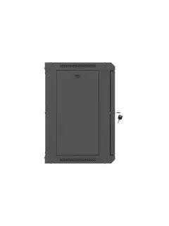 Lanberg 9U/540X350 Rack Cabinet 19" Wall-Mount (Flat Pack) With Metal Door Black