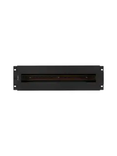 Lanberg 19" 3U Voltage Distribution Panel With DIN Rail TS-35 Black
