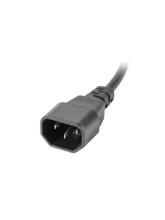 Lanberg Power Distribution Unit (PDU) 19" 1U 10A, 10X IEC C13 Outlets Black, C14 input plug on 2m