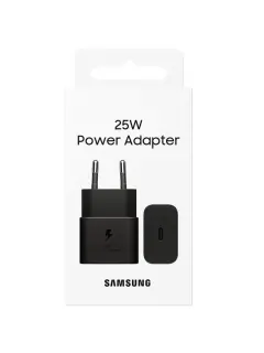 Samsung brzi kućni punjač bez kabela, 25 W, crni