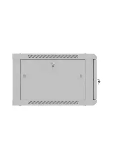 Lanberg Rack Cabinet 19" Wall-Mount 6U/600X600 (Flat Pack) With Perforated Door Grey