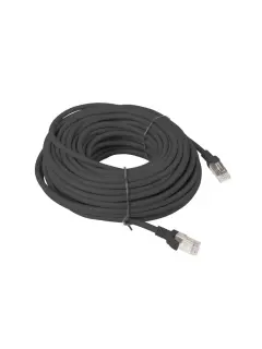 Lanberg Patchcord CAT.6 UTP 20M Black Fluke Passed