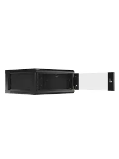 Lanberg 19" Wall-Mount 4U/600X600 (Flat Pack) V2 Black