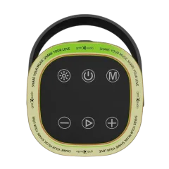 Gembird BlueTooth LED speaker, 10W, black