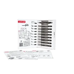 Marker Uni pin gift set Dotwork + tehnička ol M5-228 u kutiji 8/1