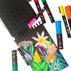 Blok Uni Posca Sketch A5 Blackbook (goodies/ dodaci)