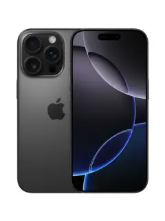 Refurbished Apple iPhone 16 Pro, 128GB, Black