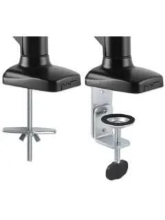 Manhattan nosač za monitor 17"-32", 2x9kg, crni