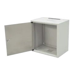 NaviaTec 19" polica za mrežni ormar, 250 mm, 1U, Cantilever, crna