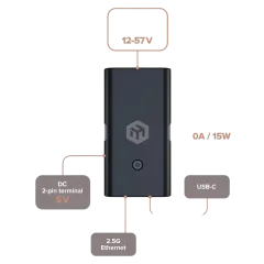 MikroTik GPOE-USB, 2.5G USB-C PoE splitter