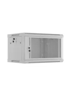 Lanberg 19" Wall-Mount 6U/600X450 Rack Cabinet With Perforated Door Grey (Flat Pack)