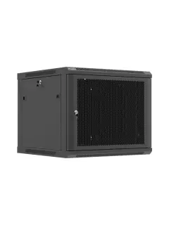 Lanberg 9U/600X600 Rack Cabinet 19" Wall-Mount (Flat Pack) With Perforated Door Black